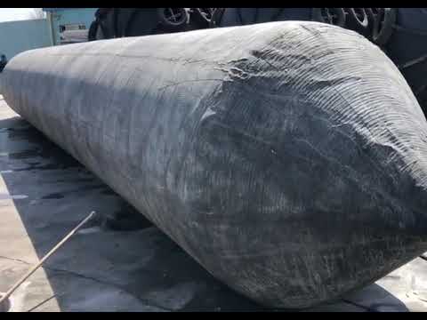 Kualitas Black Marine Rubber Airbag Safety Effective Green Environmental Protection Pabrik