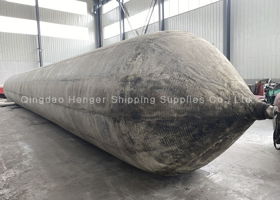 Kualitas Durable Marine Rubber Airbag with 0.8-3 M Diameter and 4-25 M Length for Ship Launching and Salvaging pabrik
