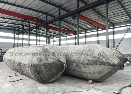 Kualitas Marine Rubber Airbag with Anti Static Discharge Valve for Flammable Cargo Areas, 0.8-3 M Diameter and 4-25 M Length pabrik