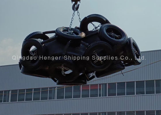 Kualitas Fender Karet Pneumatik Tugas Berat Pelindung Anti Tabrakan Kapal Laut pabrik