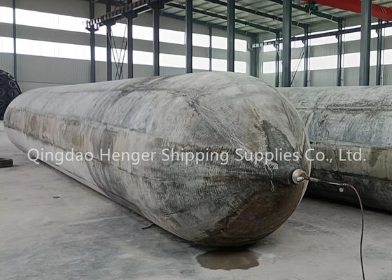 Kualitas Marine Rubber Airbag with Anti Static Discharge Valve for Flammable Cargo Areas, 0.8-3 M Diameter and 4-25 M Length pabrik
