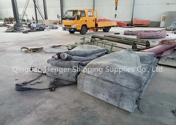 Kualitas Shipping Launching Inflatable Rubber Airbag For Vessel pabrik