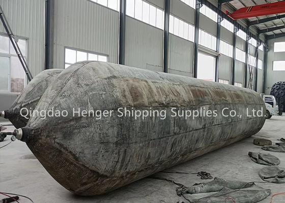 Kualitas Marine Rubber Airbag with Sub Zero Temperature Compound for Polar Region Ship Launching in 0.8-3 M Diameter pabrik