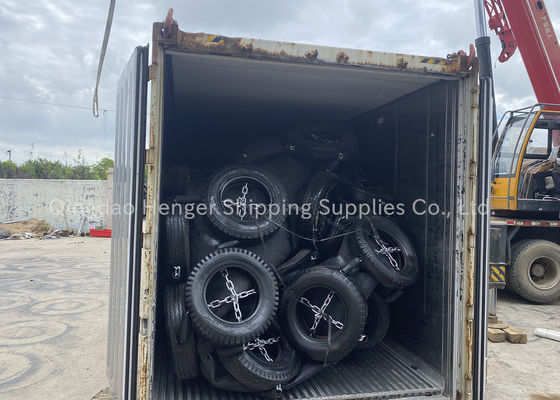 Kualitas Kapal Laut Kapal Yokohama Pneumatic Rubber Fender Pabrik