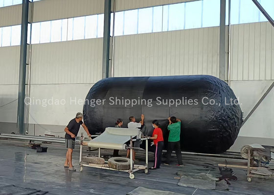 Kualitas Kapal Laut Kapal Yokohama Pneumatic Rubber Fender Pabrik