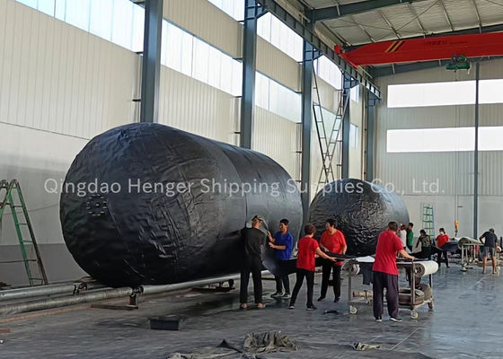 Kualitas Kapal Laut Kapal Yokohama Pneumatic Rubber Fender Pabrik