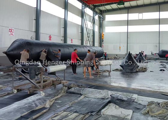 Kualitas BV Certified Marine Rubber Airbag and Pneumatic Rubber Fender with 4-25m Length and 6-8 Years Useful Life pabrik
