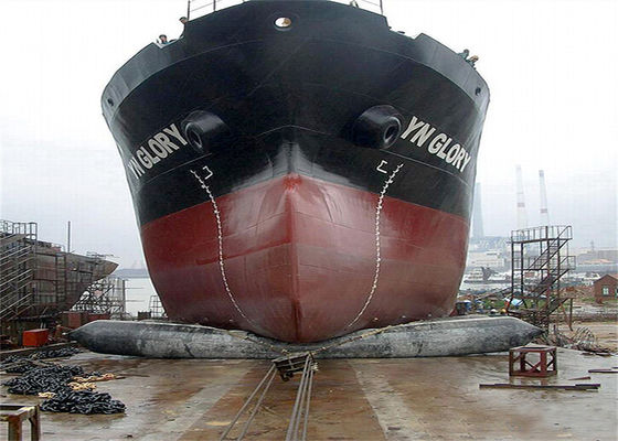 Kualitas Ship Launching Floating Marine Rubber Airbags Durable Customizable pabrik