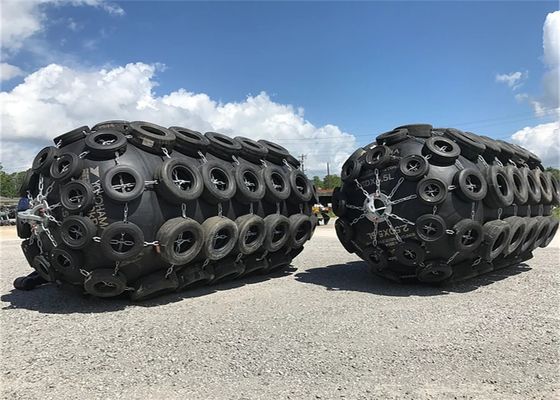 Kualitas ISO17357 Bersertifikat Karet Alam Yokohama Fender 50kpa 1,5 * 3m pabrik