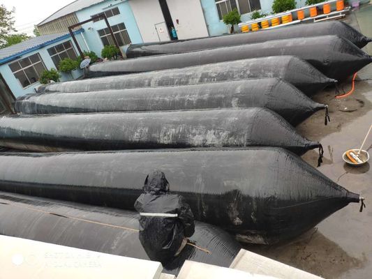 Kualitas Kapal Airbag Karet Laut yang Dapat Disesuaikan Meluncurkan Alat Apung Salvage pabrik