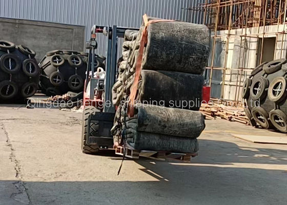 Kualitas Sertifikat BV Inflatable Marine Airbags 1.5X24M Untuk Peluncuran Kapal pabrik