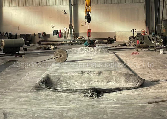 Kualitas CCS Certificate Heavy Duty 1.5x14m Marine Airbags Untuk Peluncuran Kapal pabrik