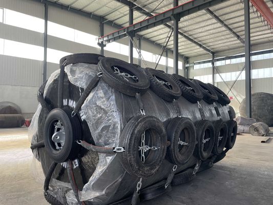 Kualitas 15 Tahun Umur Spans busa diisi Fender Dengan Fitur Berwarna-warni Dan Hot Galvanized Rantai pabrik