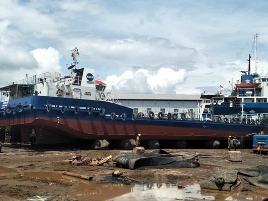 Kualitas Kantung udara karet laut untuk membantu peluncuran dan peluncuran kapal pabrik