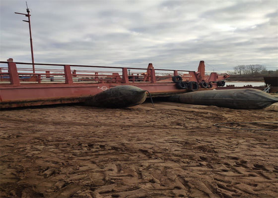 Kualitas Kapal Peluncuran Angkat Airbag Laut Inflatable dengan Kisaran Tekanan Tinggi 0.2-0.4Mpa pabrik