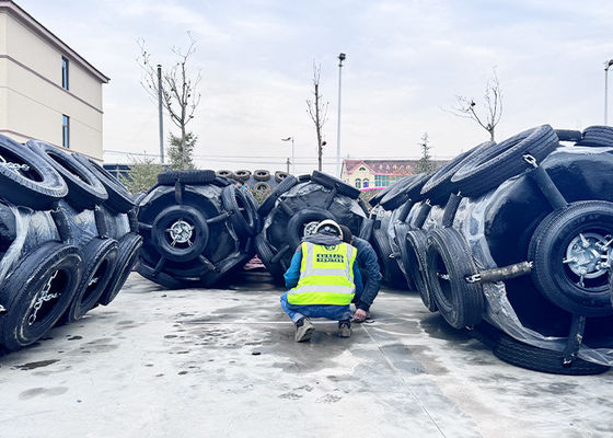 Kualitas PU Lapisan EVA Solid Trelleborg Ever Guard Cushion Mengambang pabrik