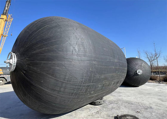 Kualitas Tekanan Tinggi Heavy Duty Marine Pneumatic Fender Mudah Menginstal Karet Hitam pabrik