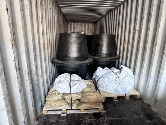 Kualitas High Energy Absorption Cone Rubber Dock Fender System Untuk Berth pabrik