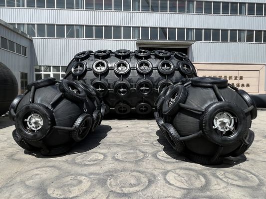 Kualitas Hitam / abu-abu Performance Tekanan Silinder Pneumatic Fender Karet pabrik