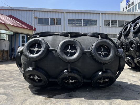 Kualitas Hitam / abu-abu Performance Tekanan Silinder Pneumatic Fender Karet pabrik