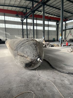 Kualitas ISO 14409:2011 Airbag Peluncuran Kapal Bersertifikat dengan Umur 6 hingga 10 Tahun dan Kisaran Diameter 0,8m hingga 3,0m untuk Aplikasi Laut pabrik