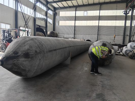 Kualitas BV CCS Certified Strength Ship Launching Airbag untuk Salvage Marine pabrik