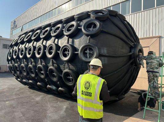 Kualitas Rubber Pneumatic Marine Fender Protection for Pressure Situations Pabrik