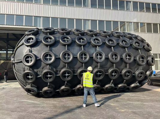 Kualitas Perlindungan Pantai Pneumatic Fenders Untuk Kapal, Diameter 0.5m-4.5m pabrik