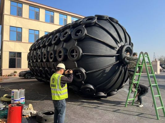 Kualitas Perlindungan Pantai Pneumatic Fenders Untuk Kapal, Diameter 0.5m-4.5m pabrik