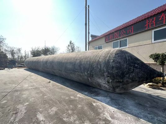 Kualitas High Pressure Inflatable Marine Airbags Designed for Ship Launching Lifting Delivering Durable Inflatable Support Systems pabrik