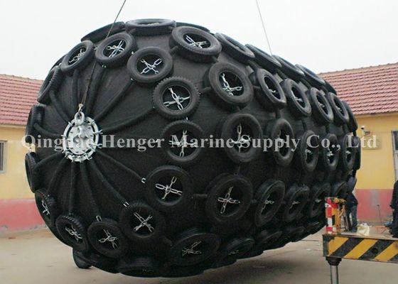 Kualitas ABS Sertifikat 0.05MPa Marine Ship Pneumatic Rubber Dock Fender pabrik