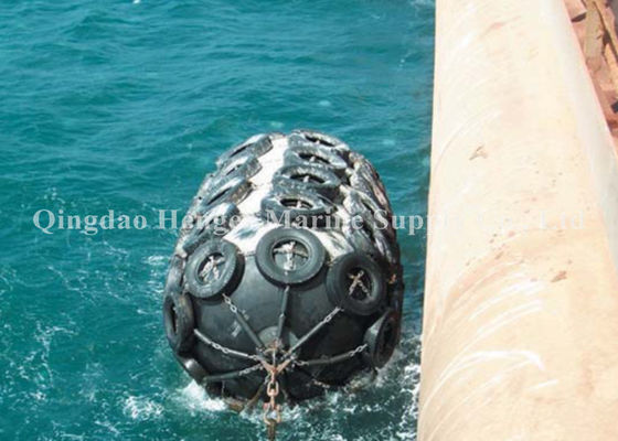 Kualitas ISO 17357 yang sesuai dengan elastisitas tinggi karet alam karet pneumatik untuk penggunaan anti tabrakan di pelabuhan Pabrik
