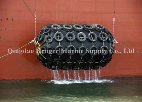 Kualitas Offshore Floating Inflatable Dock Fender, Dock Bumper Fender Untuk Kapal / Perahu pabrik