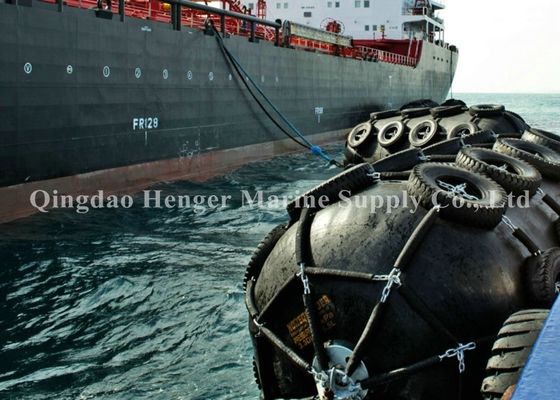 Kualitas Kekuatan Tinggi Marine Inflatable Bumper Air Diisi Yokohama Pneumatic Floating Rubber Fender pabrik