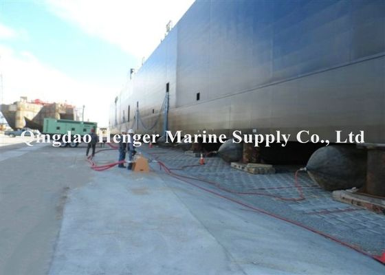 Kualitas 24m Boat Rubber Lift Air Bags Dengan Tekanan Tinggi Dan Kualitas Tinggi pabrik