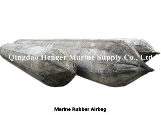 Kualitas Marirne Rubber Rescue Boat Pemulihan Airbag Fairing Line Shape Untuk Wreck Ship pabrik