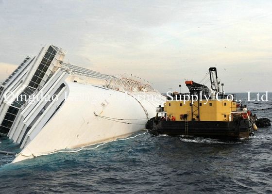 Kualitas Busa Solid Mooring Fender Diisi / Fender Karet Laut 50Kpa Warna Hitam pabrik