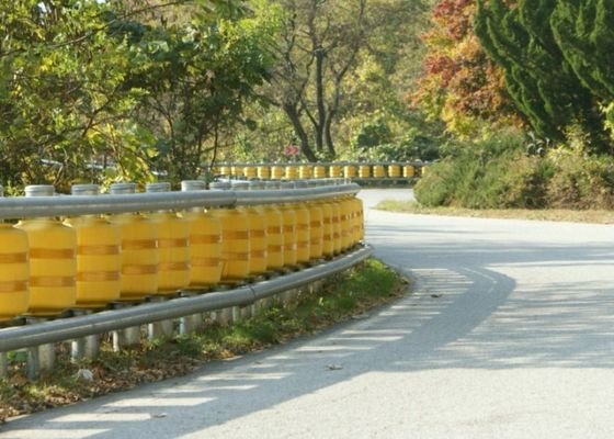 Kualitas Eva Pu Bahan Jalan Raya Lalu Lintas Keselamatan Desain Roller Barrier Landscaping pabrik