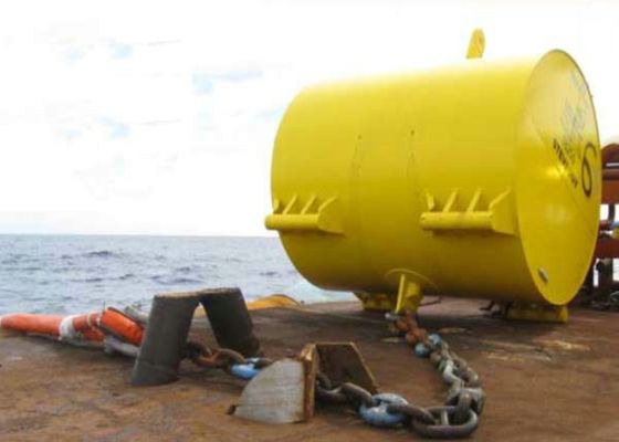 Kualitas Marine Offshore Steel Mooring Buoy 1200mm Dengan Quick Release Buoy Hooks pabrik