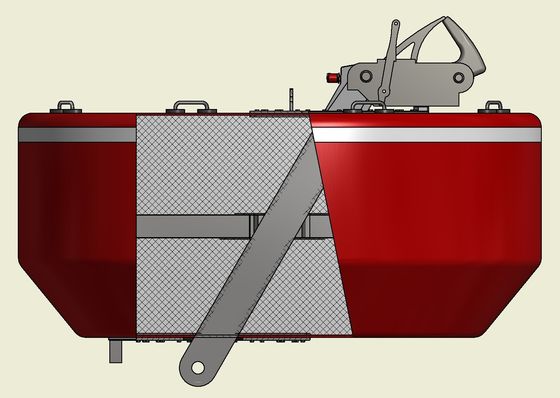 Kualitas Offshore Anchor Marine Mooring Buoy EVA Foam Diisi Pelampung Untuk Kapal Mooring pabrik