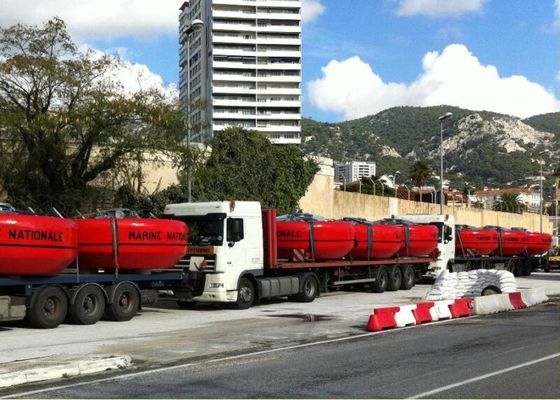 Kualitas EVA Polythene Cylindrical Marine Mooring Buoy Dengan Warna Disesuaikan pabrik