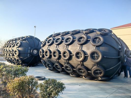 Kualitas Fender karet pneumatik anti penuaan tahan ledakan 50Kpa 80Kpa pabrik