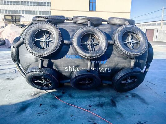 Kualitas 50Kpa 80Kpa Fender Karet dengan Jaringan Ban Rantai pabrik