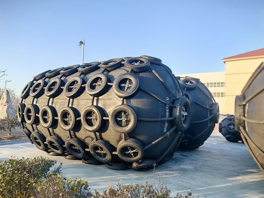 Kualitas Pabrik Kapal Offshore Pneumatic Marine Fenders Overall Winding pabrik