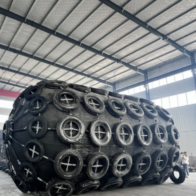 Kualitas ISO 17357 Certified Natural Rubber Pneumatic Fender with 50Kpa Working Pressure for Marine Safety Pabrik