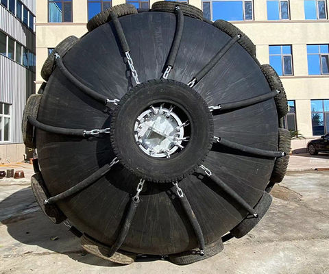 Kualitas 50 Kpa 80 Kpa Kapal Laut Docking Yokohama Pneumatic Fender pabrik