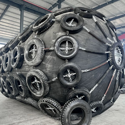 Kualitas Struktur Terapung Outlet Kapal Laut Pneumatic Fender ABS Sertifikat 0.5*1-4.5*12m pabrik