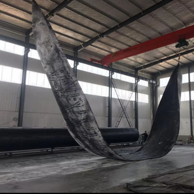 Kualitas 4-25 M Panjang Airbag Kapal Karet Inflatable Dry Dock Untuk Perlengkapan Laut pabrik