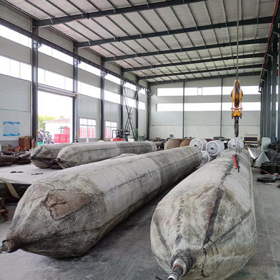Kualitas Airbag Karet Laut untuk Peluncuran Kapal 0.8m hingga 4.0m ISO14409 pabrik