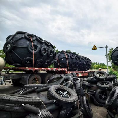 Kualitas Pelindung Fender Karet Pneumatik Bersertifikasi ISO17357 untuk Perlindungan Maritim pabrik